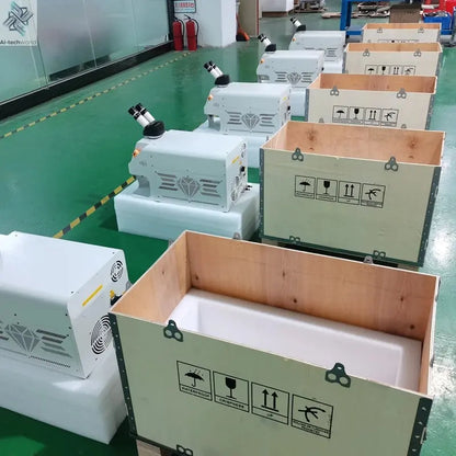 Jewelry Spot Welding Machine ND YAG Laser Touch Screen 60W 100W 150W 200W MINI Laser Soldering With CCD Control System Microscop Ai-TechWorld