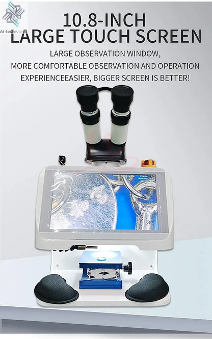 Jewelry Spot Welding Machine ND YAG Laser Touch Screen 60W 100W 150W 200W MINI Laser Soldering With CCD Control System Microscop Ai-TechWorld