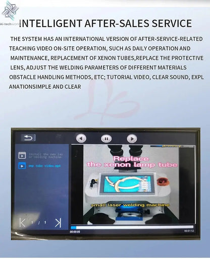 Jewelry Spot Welding Machine ND YAG Laser Touch Screen 60W 100W 150W 200W MINI Laser Soldering With CCD Control System Microscop Ai-TechWorld