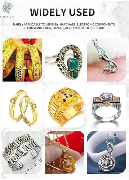 Jewelry Spot Welding Machine ND YAG Laser Touch Screen 60W 100W 150W 200W MINI Laser Soldering With CCD Control System Microscop Ai-TechWorld