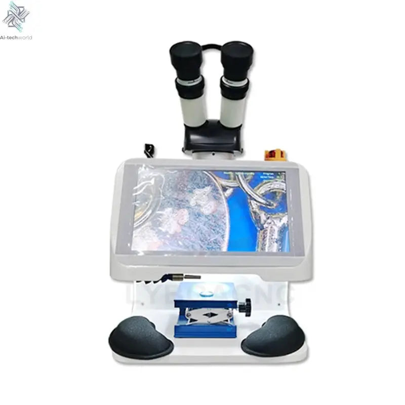 Jewelry Spot Welding Machine ND YAG Laser Touch Screen 60W 100W 150W 200W MINI Laser Soldering With CCD Control System Microscop Ai-TechWorld