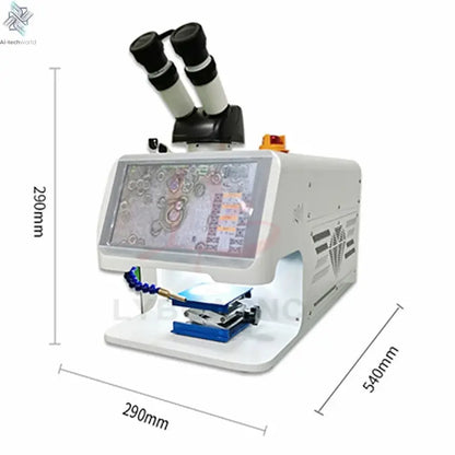 Jewelry Spot Welding Machine ND YAG Laser Touch Screen 60W 100W 150W 200W MINI Laser Soldering With CCD Control System Microscop Ai-TechWorld