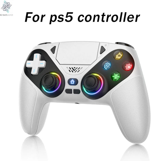 Joystick Wireless Controller compatible For Ps5/Pc Console With Turbo Dual Sense Vibrate Programming Bluetooth Gamepad Ai-TechWorld 
