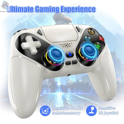 Joystick Wireless Controller compatible For Ps5/Pc Console With Turbo Dual Sense Vibrate Programming Bluetooth Gamepad Ai-TechWorld 