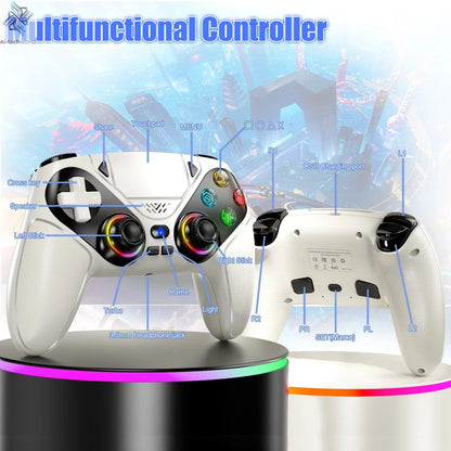Joystick Wireless Controller compatible For Ps5/Pc Console With Turbo Dual Sense Vibrate Programming Bluetooth Gamepad Ai-TechWorld 