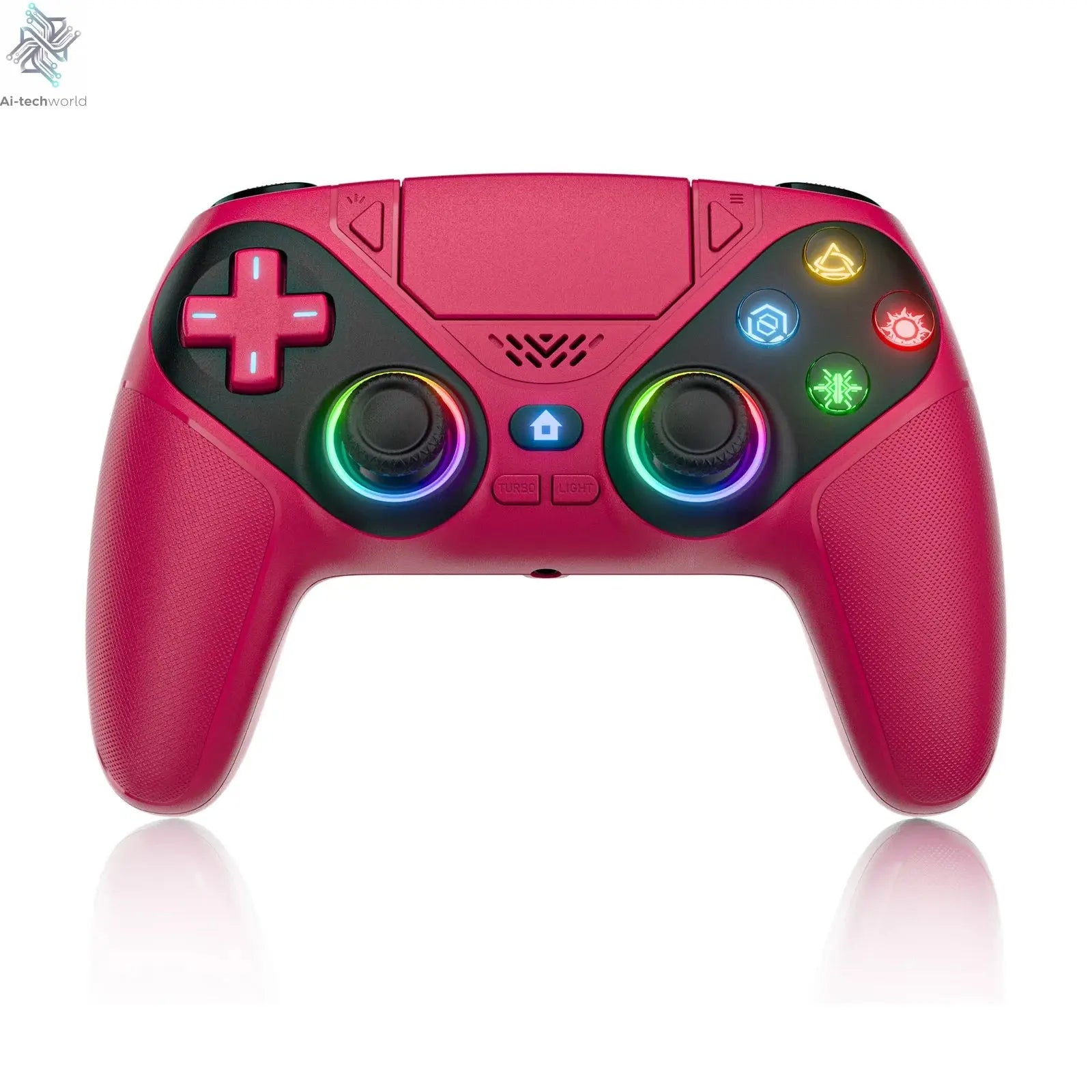 Joystick Wireless Controller compatible For Ps5/Pc Console With Turbo Dual Sense Vibrate Programming Bluetooth Gamepad Ai-TechWorld 