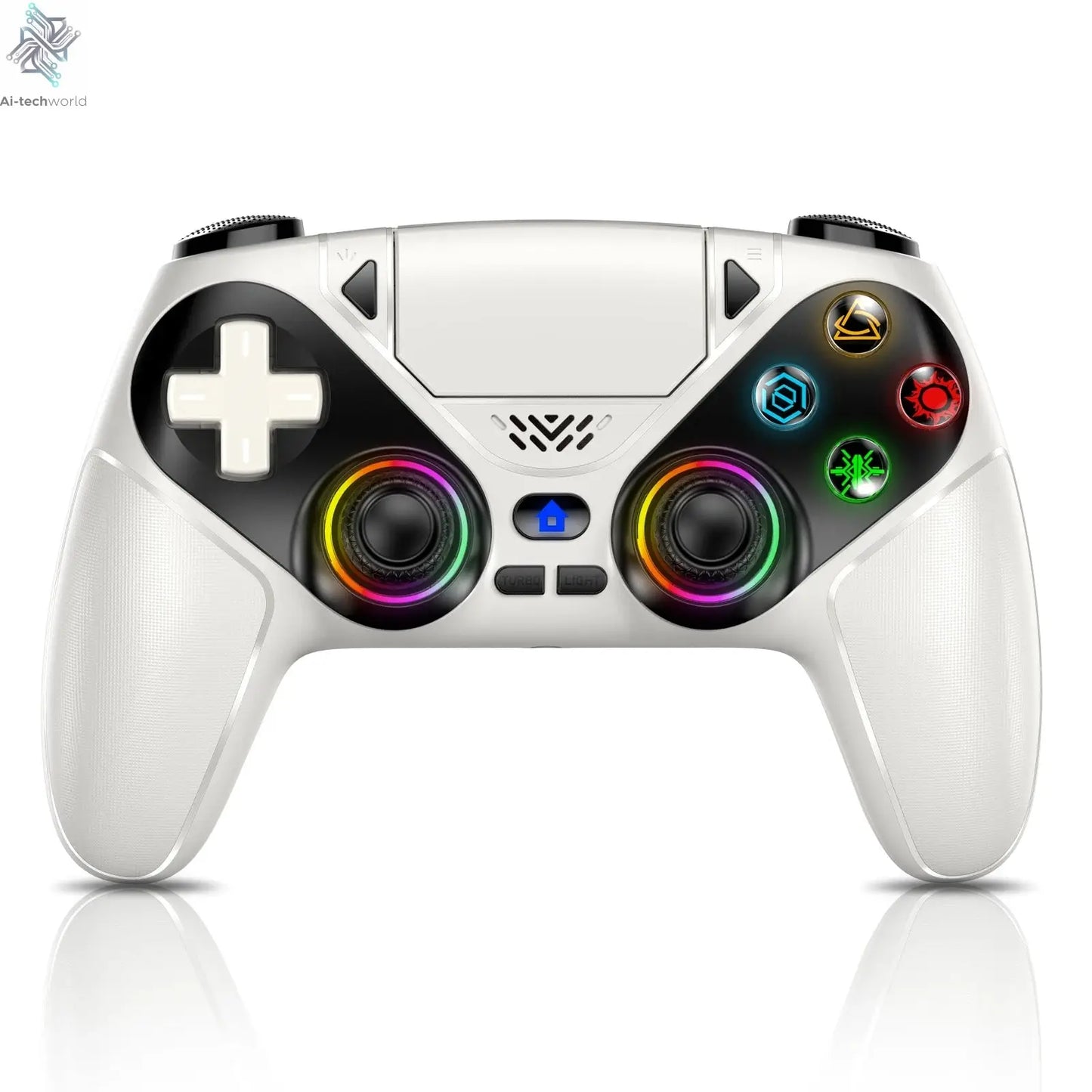 Joystick Wireless Controller compatible For Ps5/Pc Console With Turbo Dual Sense Vibrate Programming Bluetooth Gamepad Ai-TechWorld 