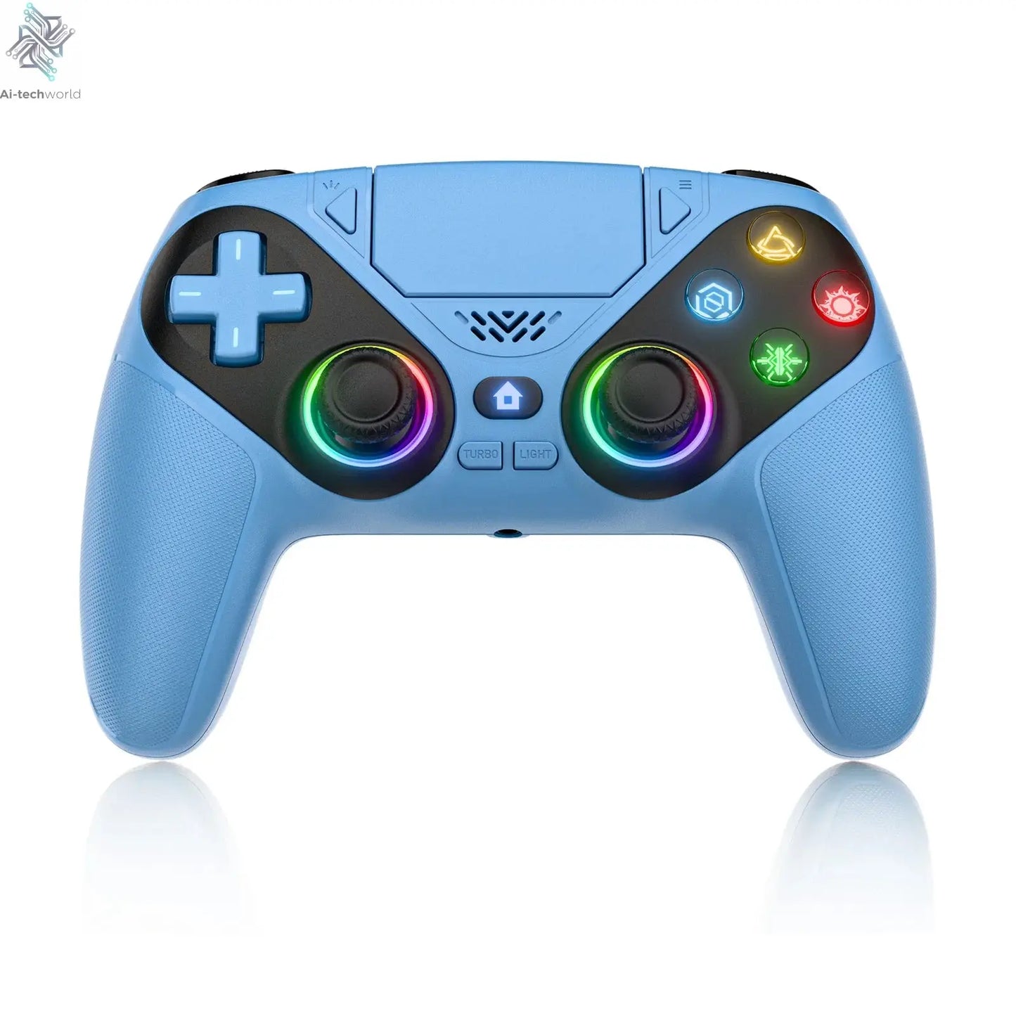 Joystick Wireless Controller compatible For Ps5/Pc Console With Turbo Dual Sense Vibrate Programming Bluetooth Gamepad Ai-TechWorld 