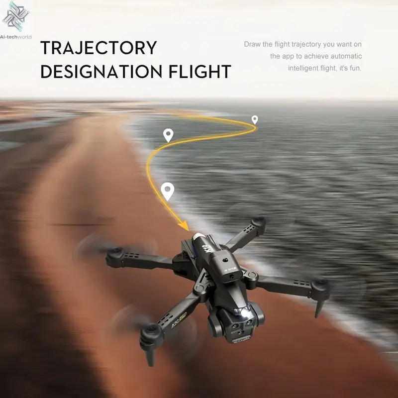 K10 Max 4k/8k Drone Profesional With Three Camera Intelligent Optical Flow Localization Four-way Obstacle Avoidance Toy plane Ai-TechWorld 