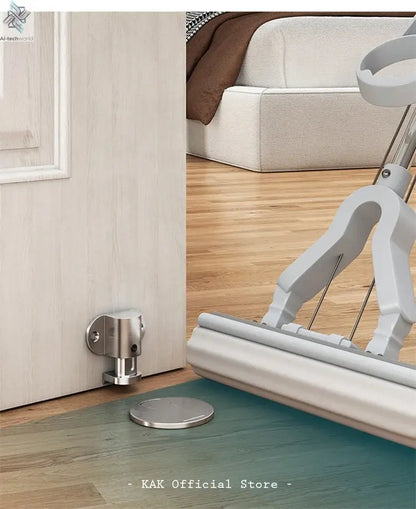 KAK Adjustable Door Stop Punch-free Magnetic Door Stopper Zinc Alloy Anti-collision Door Holder Hidden Doorstop Door Hardware Ai-TechWorld 