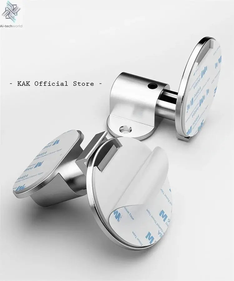 KAK Adjustable Door Stop Punch-free Magnetic Door Stopper Zinc Alloy Anti-collision Door Holder Hidden Doorstop Door Hardware Ai-TechWorld 