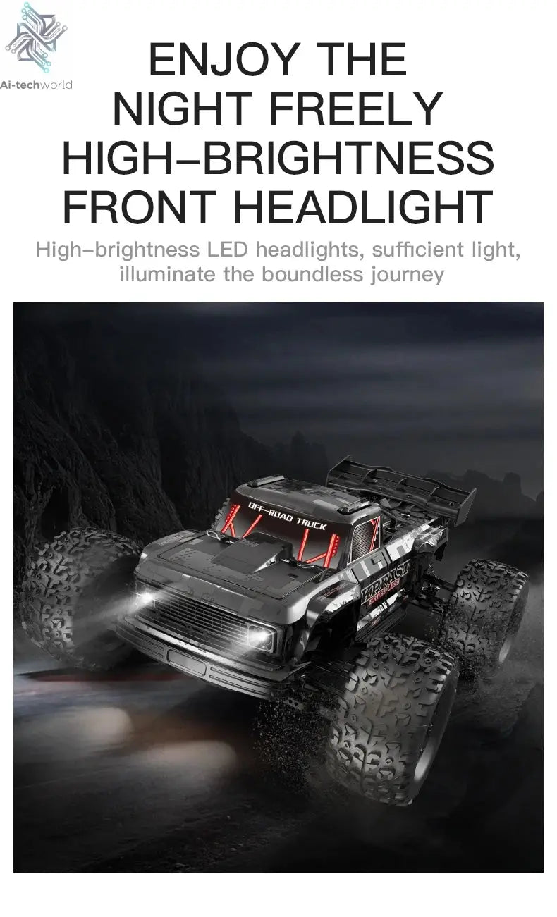 KF16 1:12 High Speed Drift Racing 70KM/H Brushless Motor 4WD 3S 3200mah RC Off Road Car Monster Trucks Toys for For Kids Gifts Ai-TechWorld 