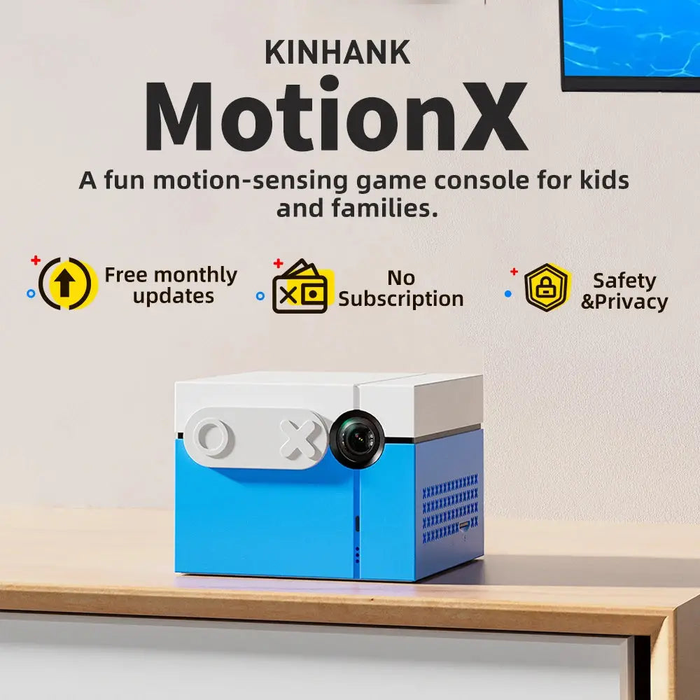 KINHANK MotionX Video Game Console for Kids & Families Ongoing Updates Kids Toy Active Play System Indoor Physical Activity Ai-TechWorld 