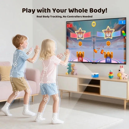KINHANK MotionX Video Game Console for Kids & Families Ongoing Updates Kids Toy Active Play System Indoor Physical Activity Ai-TechWorld 