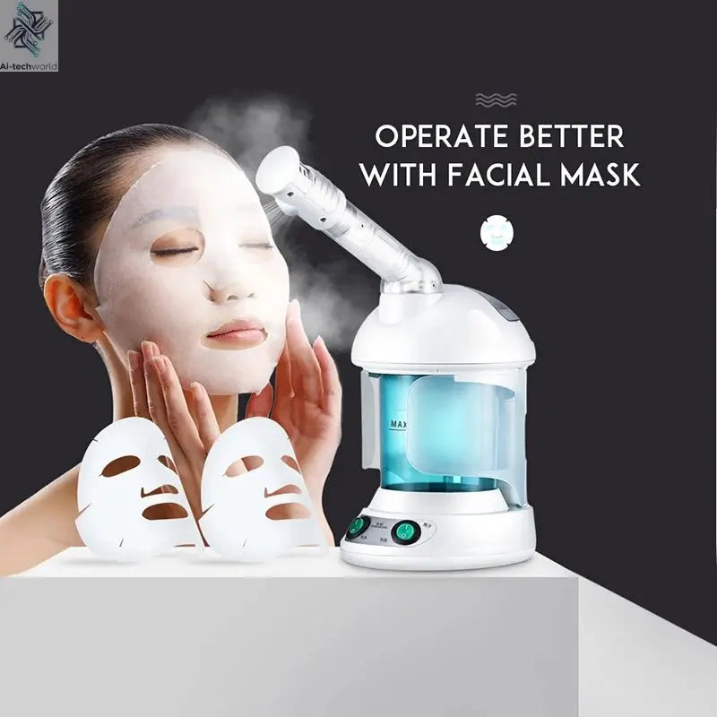 KSKIN Custom Hot Sale Face Mist Spray Portable Facial Steamer For Face Professional Ionic Facial Steamer - Ai - TechWorld