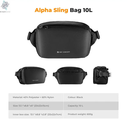 K&F CONCEPT 10L Camera Shoulder Bag for Digital Canon/Nikon/Sony/DJI Drone Lightweight Travel Photography Sling Bag Carry Pouchs Ai-TechWorld 