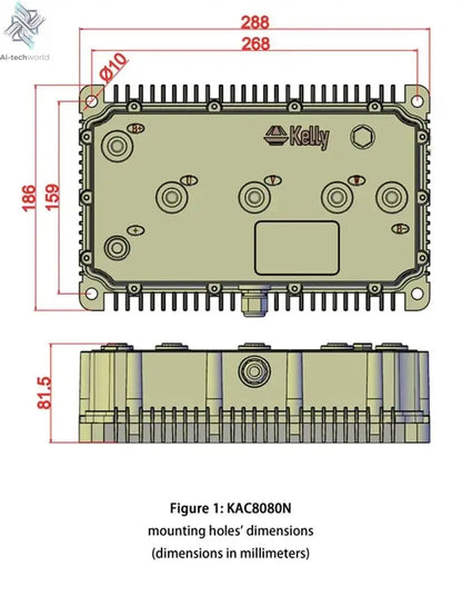 Kelly KAC 8080N High Power Opto-Isolated Motor Controllers (72V-168V) (300A-1200A) 72V 82V 96V 110V 144V 168V Ai-TechWorld
