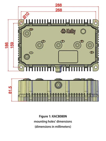 Kelly KAC 8080N High Power Opto-Isolated Motor Controllers (72V-168V) (300A-1200A) 72V 82V 96V 110V 144V 168V Ai-TechWorld