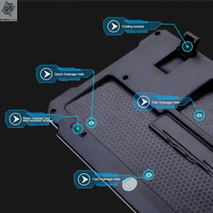 Keyboard Mouse Combos Waterproof Multimedia 2.4GHz Wireless Gaming Keyboard USB Cordless Mous NK-Shopping Ai-TechWorld 