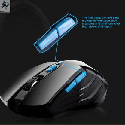 Keyboard Mouse Combos Waterproof Multimedia 2.4GHz Wireless Gaming Keyboard USB Cordless Mous NK-Shopping Ai-TechWorld 