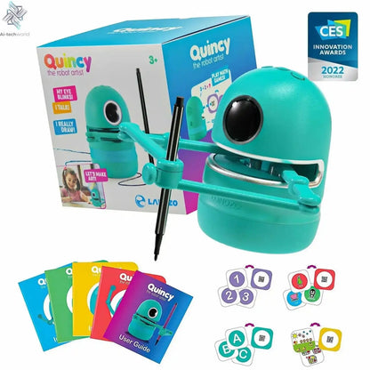 Kids Innovative Drawing Robot Technology Automatic Painting Learning Art Training Machine Intelligece Toys Quincy Robot Artist - Ai - TechWorld