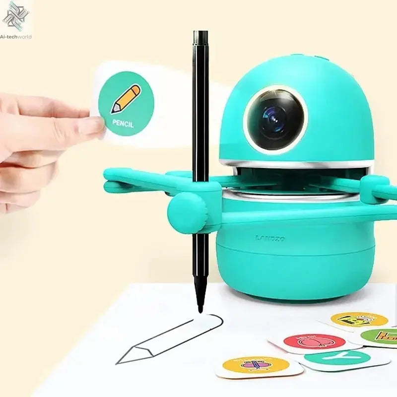 Kids Innovative Drawing Robot Technology Automatic Painting Learning Art Training Machine Intelligece Toys Quincy Robot Artist - Ai - TechWorld