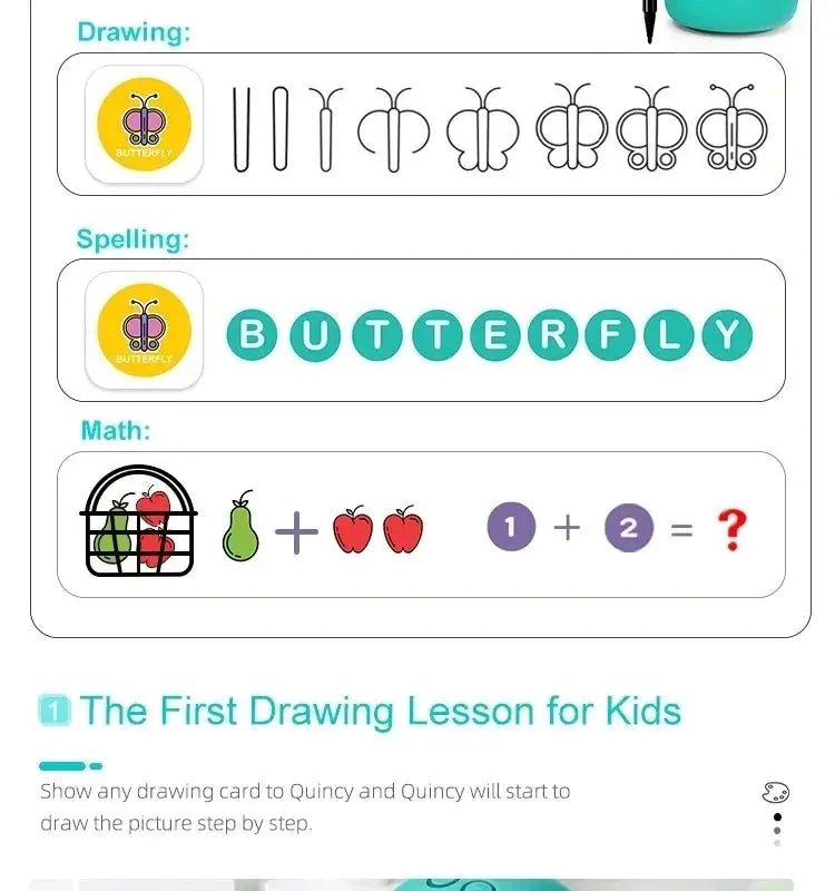 Kids Innovative Drawing Robot Technology Automatic Painting Learning Art Training Machine Intelligece Toys Quincy Robot Artist - Ai - TechWorld