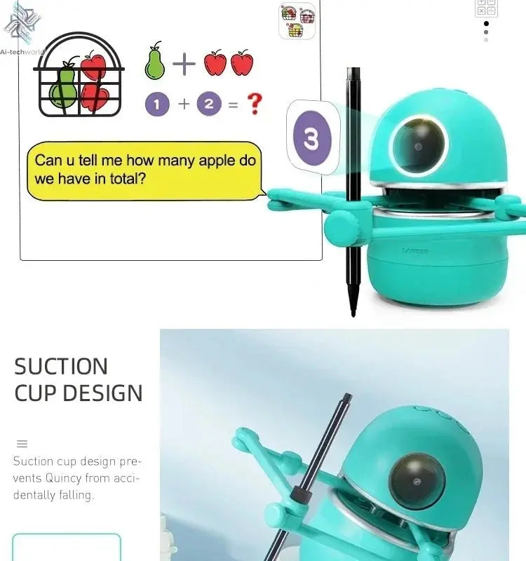 Kids Innovative Drawing Robot Technology Automatic Painting Learning Art Training Machine Intelligece Toys Quincy Robot Artist - Ai - TechWorld