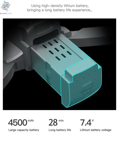 L600 PRO MAX GPS Drone Professional 4K 3-Axis PTZ HD Dual Camera Obstacle Avoidance Brushless Motor 5G WIFI RC Quadcopter Toys Ai-TechWorld