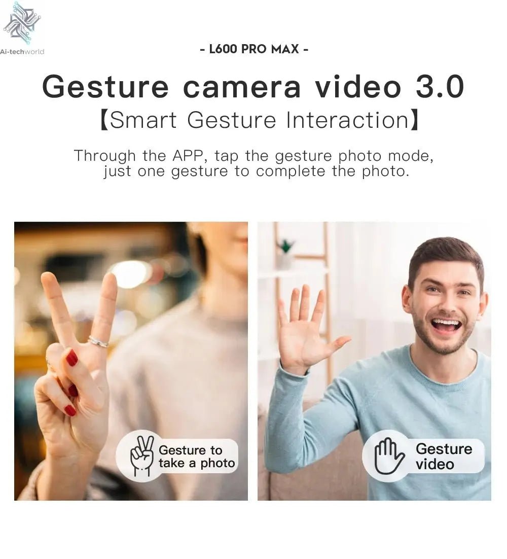 L600 PRO MAX GPS Drone Professional 4K 3-Axis PTZ HD Dual Camera Obstacle Avoidance Brushless Motor 5G WIFI RC Quadcopter Toys Ai-TechWorld