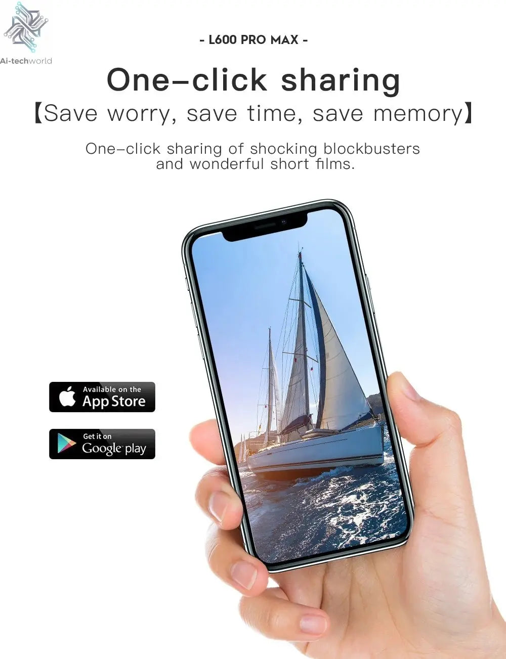 L600 PRO MAX GPS Drone Professional 4K 3-Axis PTZ HD Dual Camera Obstacle Avoidance Brushless Motor 5G WIFI RC Quadcopter Toys Ai-TechWorld