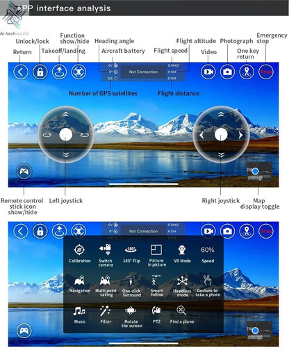 L600 PRO MAX GPS Drone Professional 4K 3-Axis PTZ HD Dual Camera Obstacle Avoidance Brushless Motor 5G WIFI RC Quadcopter Toys Ai-TechWorld