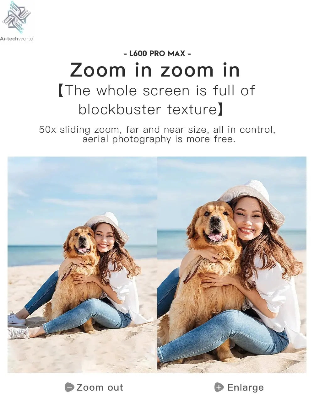 L600 PRO MAX GPS Drone Professional 4K 3-Axis PTZ HD Dual Camera Obstacle Avoidance Brushless Motor 5G WIFI RC Quadcopter Toys Ai-TechWorld