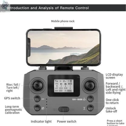 L600 PRO MAX GPS Drone Professional 4K 3-Axis PTZ HD Dual Camera Obstacle Avoidance Brushless Motor 5G WIFI RC Quadcopter Toys Ai-TechWorld