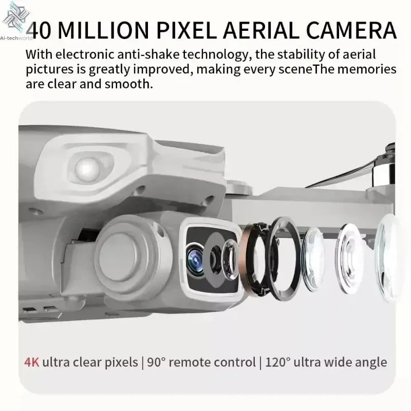 L900 Pro GPS Drone 4K Professional HD Dual Camera 5G Wifi Photography Brushless Foldable Quadcopter RC Distance 1.2KM Drones Toy Ai-TechWorld 