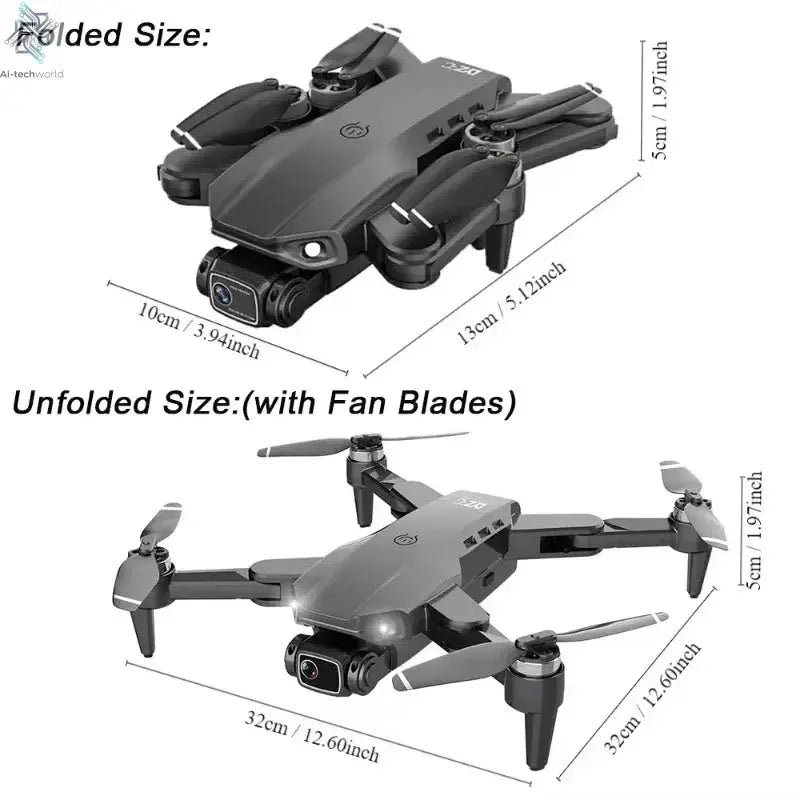 L900 Pro GPS Drone 4K Professional HD Dual Camera 5G Wifi Photography Brushless Foldable Quadcopter RC Distance 1.2KM Drones Toy Ai-TechWorld 