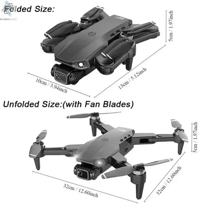 L900 Pro GPS Drone 4K Professional HD Dual Camera 5G Wifi Photography Brushless Foldable Quadcopter RC Distance 1.2KM Drones Toy Ai-TechWorld 