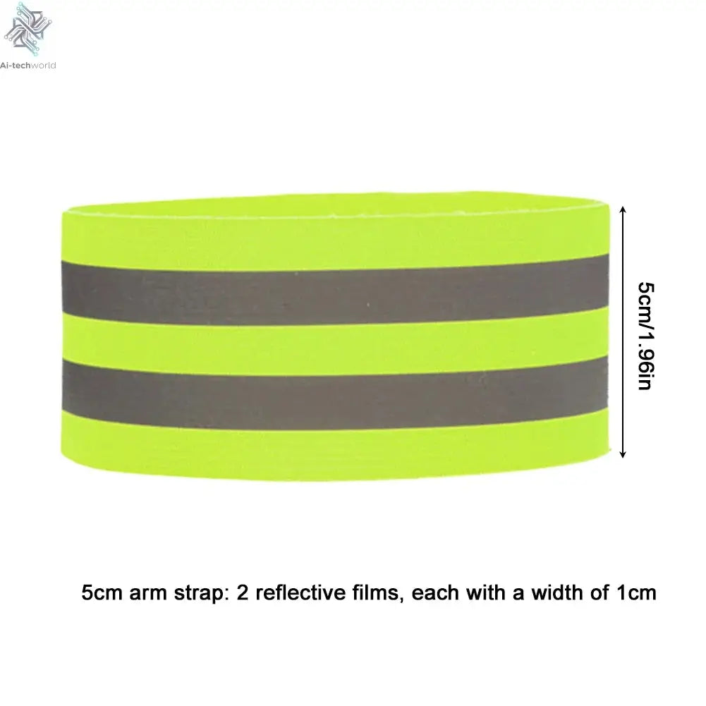 LED Reflective Running Vest LED Cycling Security Vest Adjustable Elastic Band Night Running Security Vest for Kids Adults Vest Ai-TechWorld 