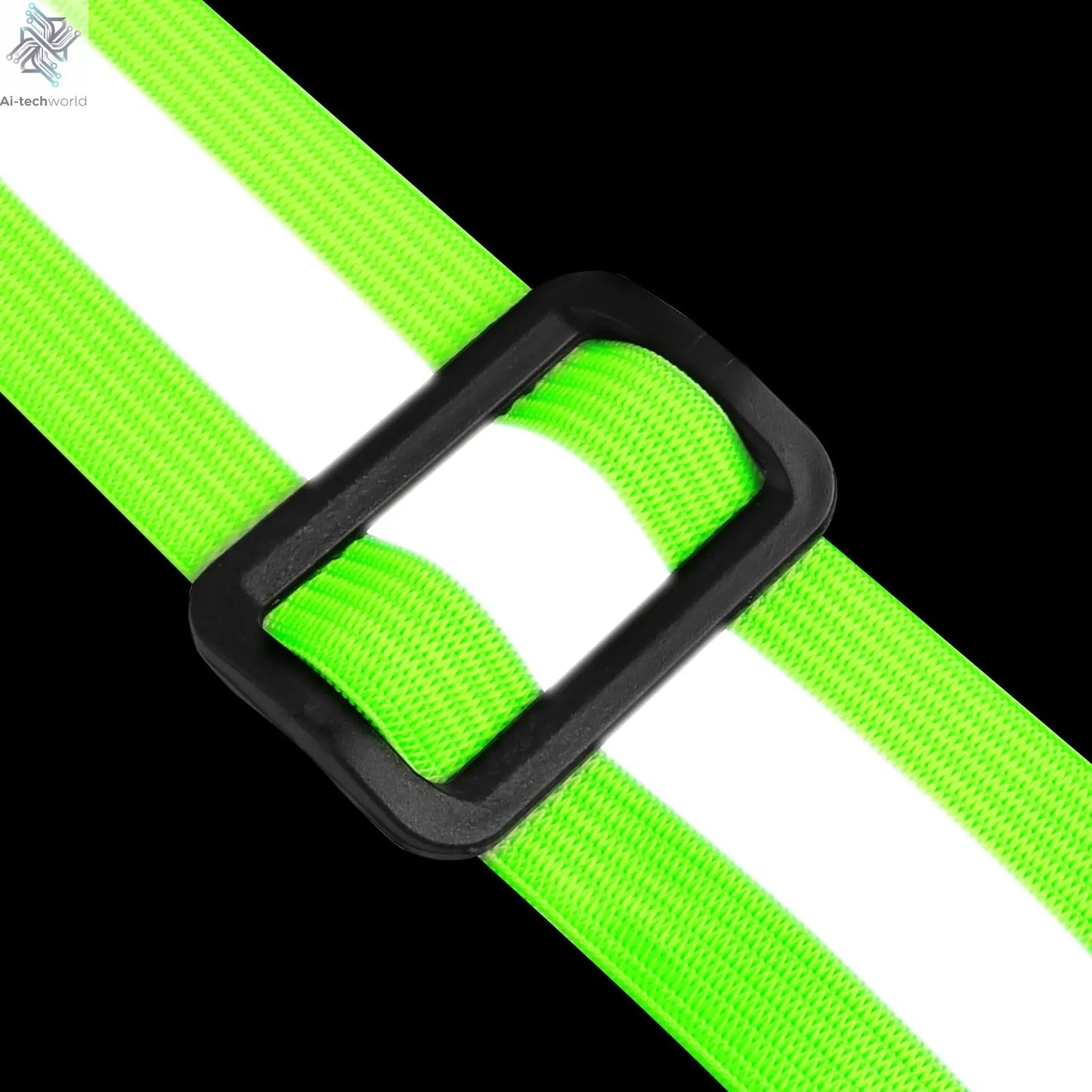 LED Running Vest USB Rechargeable Reflective Cycling Security Vest High Visibility Night Running Riding Clothing for Kids Adults Ai-TechWorld 