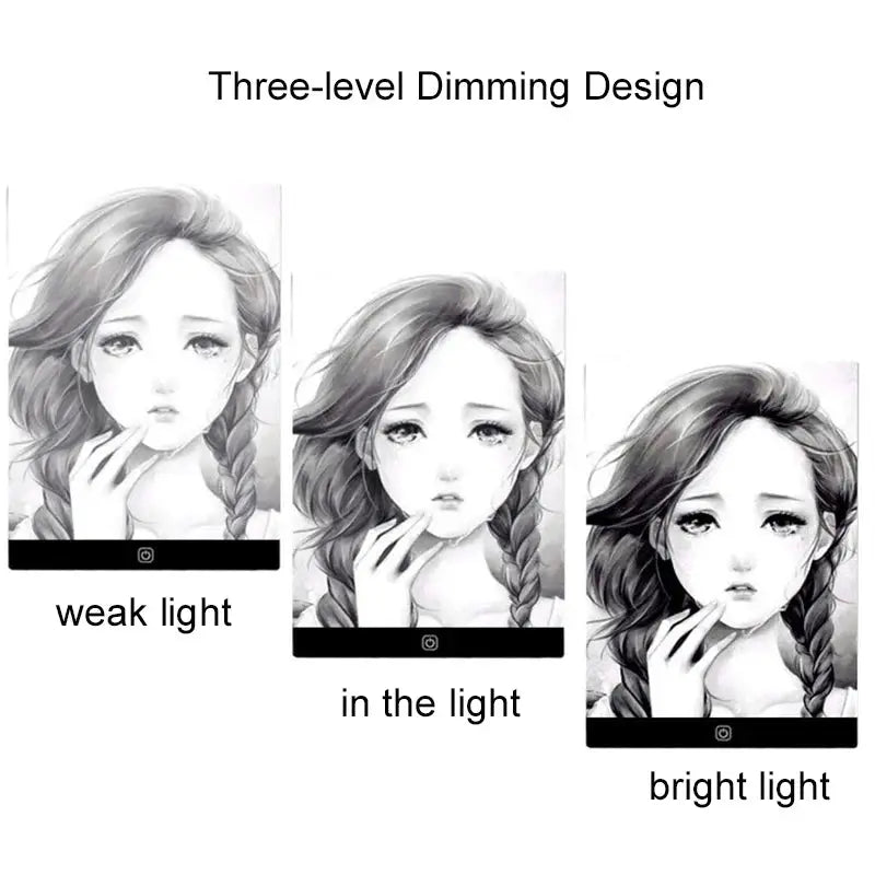 LED photocopying table drawing board children's light-transmitting copying table brightness adjustable night light notepad toy Ai-TechWorld 