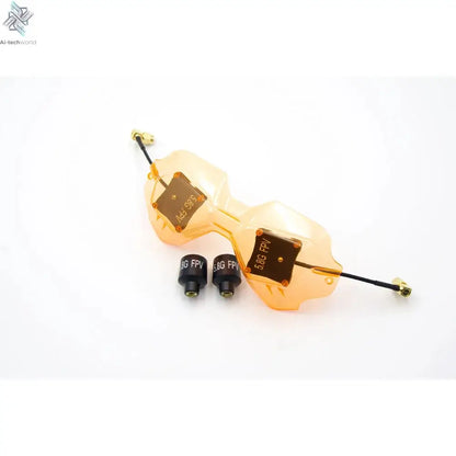 LHCXRC HD-02 FPV Antenna 5.8GHz 8.4dBi Directional Patch Visor Antenna 2PCS Stubby LHCP Combo Set For DJI HD 2 FPV Goggles - Ai-TechWorld