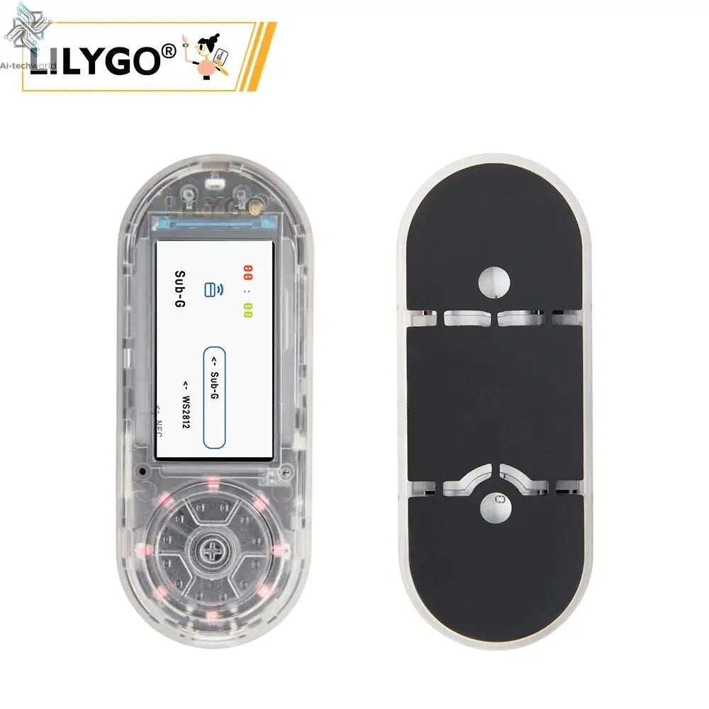 LILYGO® T-Embed ESP32-S3 CC1101 Low-Power Sub-1 GHz RF Transceiver PN532 NFC RFID I2C Module LCD Board Built-in Battery 1300mAh Ai-TechWorld 
