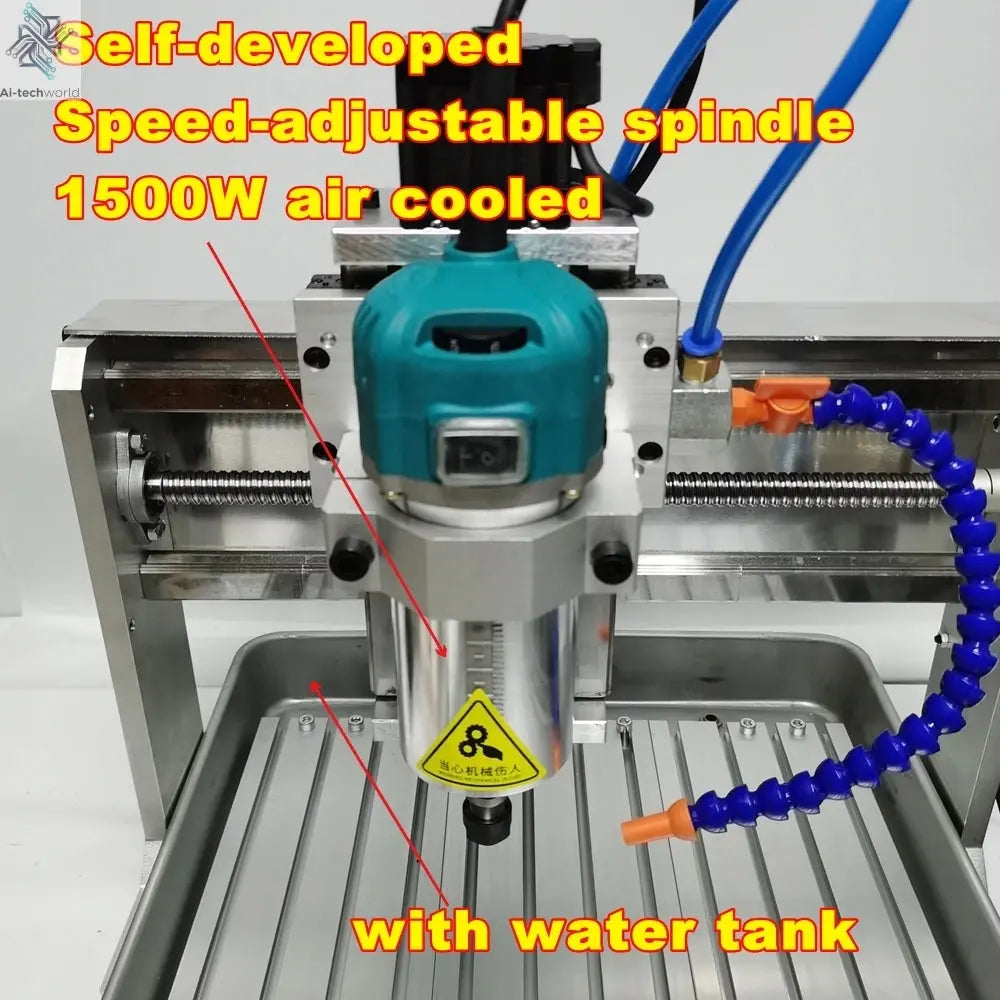 LYF 2030 3040 3060 4060 CNC Engraving Machine 1500W 3 Axis 4 Axis 5 Axis CNC Wood Router Engraving Drilling and Milling Machine Ai-TechWorld