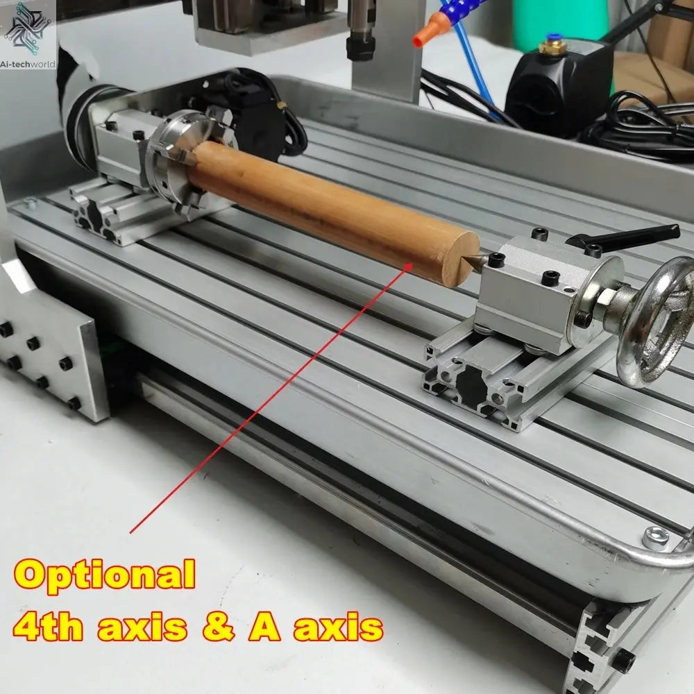 LYF 2030 3040 3060 4060 CNC Engraving Machine 1500W 3 Axis 4 Axis 5 Axis CNC Wood Router Engraving Drilling and Milling Machine Ai-TechWorld