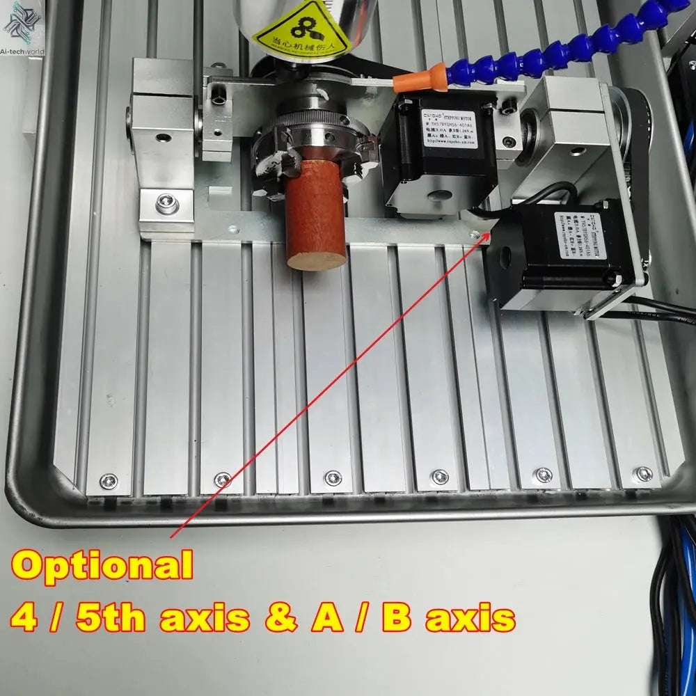 LYF 2030 3040 3060 4060 CNC Engraving Machine 1500W 3 Axis 4 Axis 5 Axis CNC Wood Router Engraving Drilling and Milling Machine Ai-TechWorld