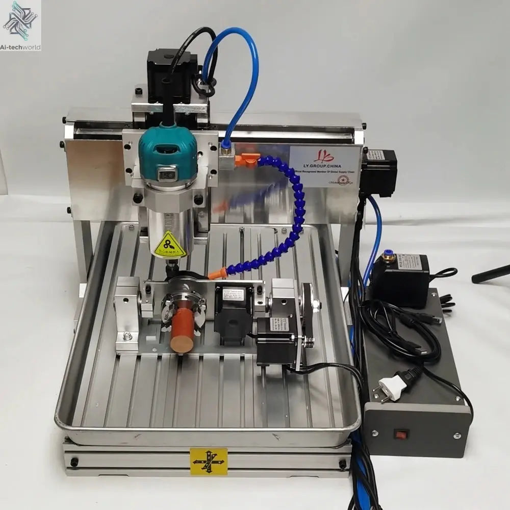 LYF 2030 3040 3060 4060 CNC Engraving Machine 1500W 3 Axis 4 Axis 5 Axis CNC Wood Router Engraving Drilling and Milling Machine Ai-TechWorld