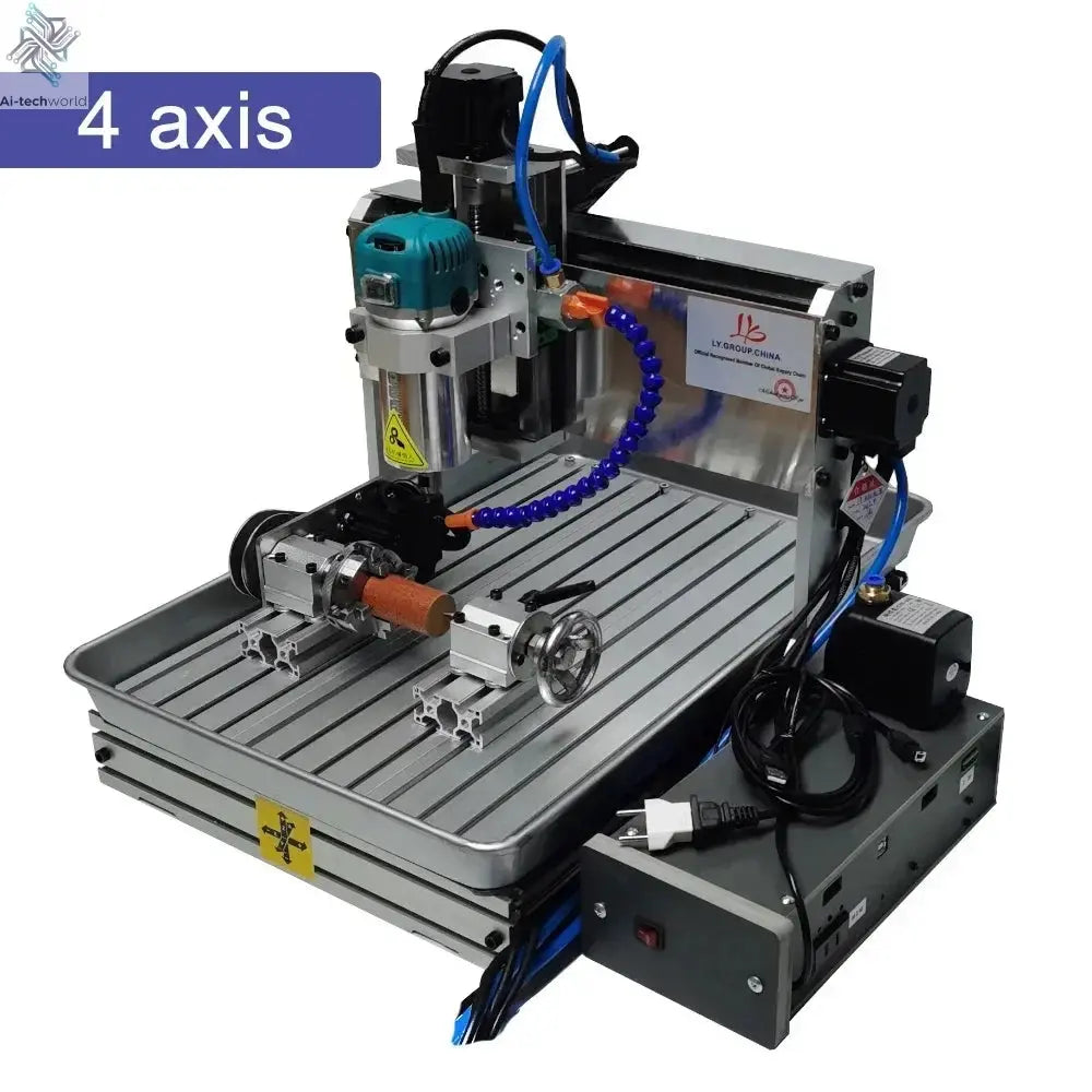 LYF 2030 3040 3060 4060 CNC Engraving Machine 1500W 3 Axis 4 Axis 5 Axis CNC Wood Router Engraving Drilling and Milling Machine Ai-TechWorld