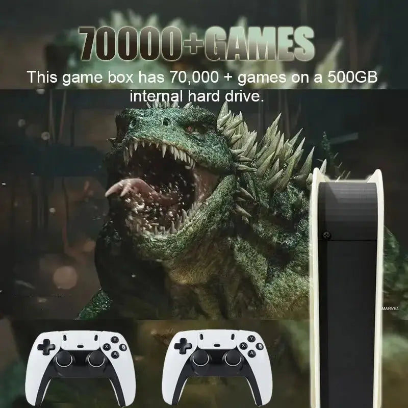 LZAKMR 60+Emulators 500GB Retro Game Console M15 Batocera 1037U 70000+Games For Wii PS2 PSP GameCube N64 Wireless handle - Ai - TechWorld