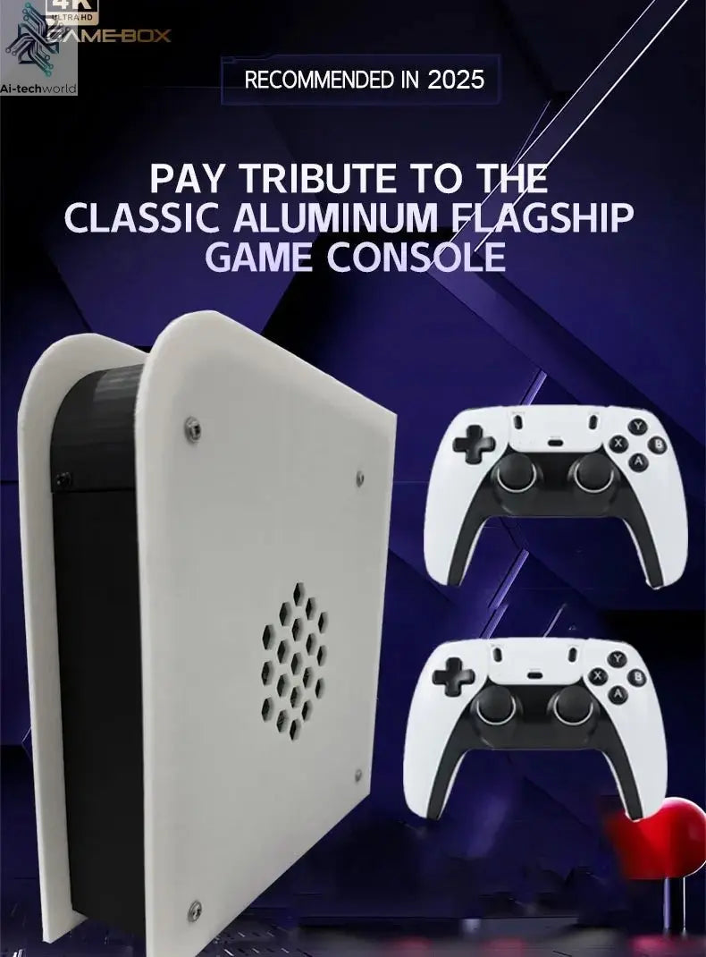 LZAKMR 60+Emulators 500GB Retro Game Console M15 Batocera 1037U 70000+Games For Wii PS2 PSP GameCube N64 Wireless handle - Ai - TechWorld