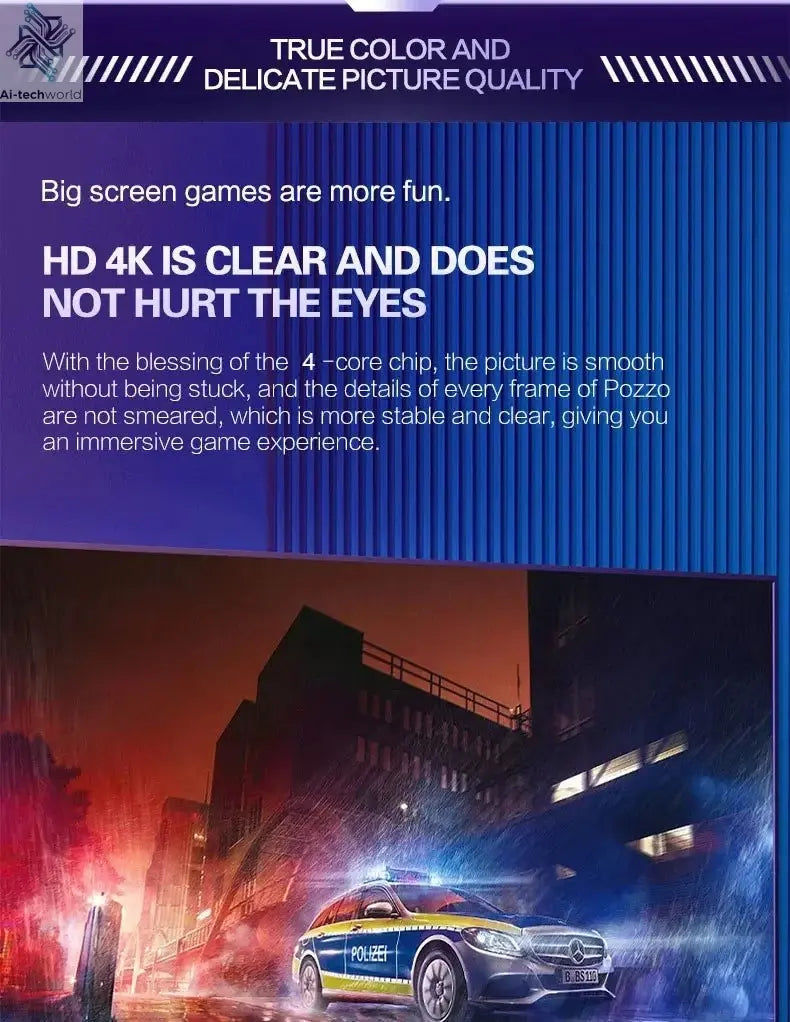 LZAKMR 60+Emulators 500GB Retro Game Console M15 Batocera 1037U 70000+Games For Wii PS2 PSP GameCube N64 Wireless handle - Ai - TechWorld